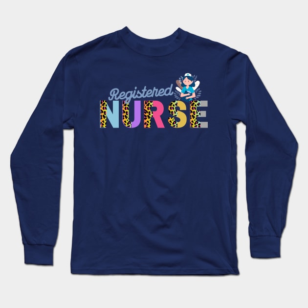 registered nurses Long Sleeve T-Shirt by iconking1234